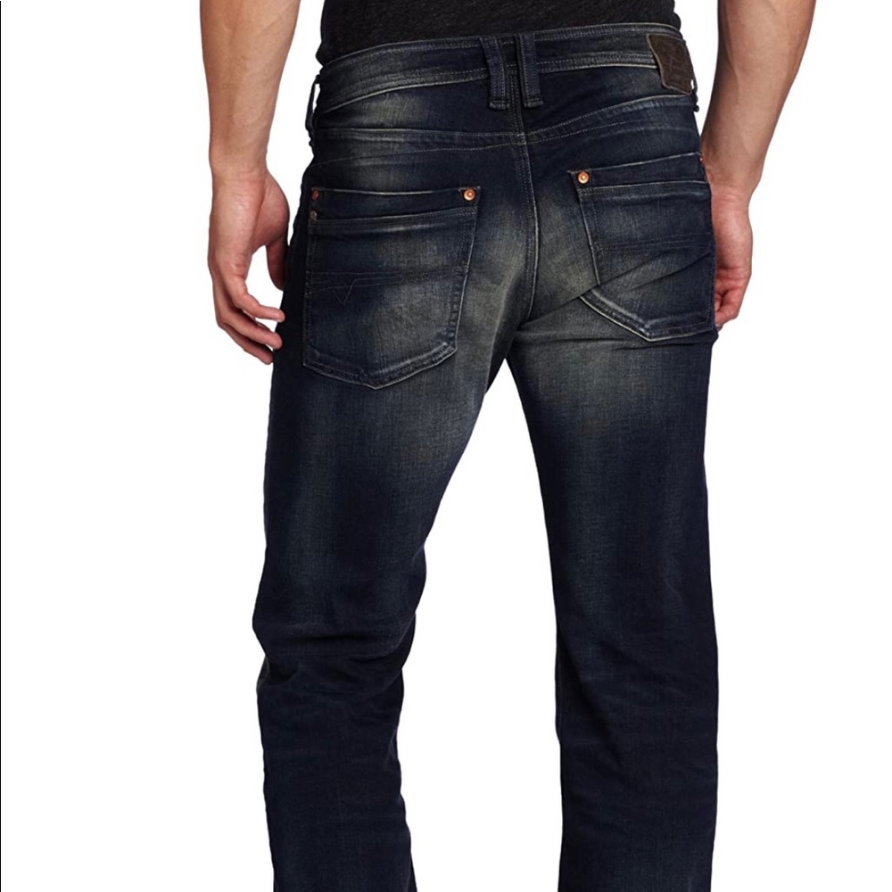 Diesel Men’s Timmen Regular Straight Leg Blue Jeans 0802C Size W29 L30 - Picture 2 of 14